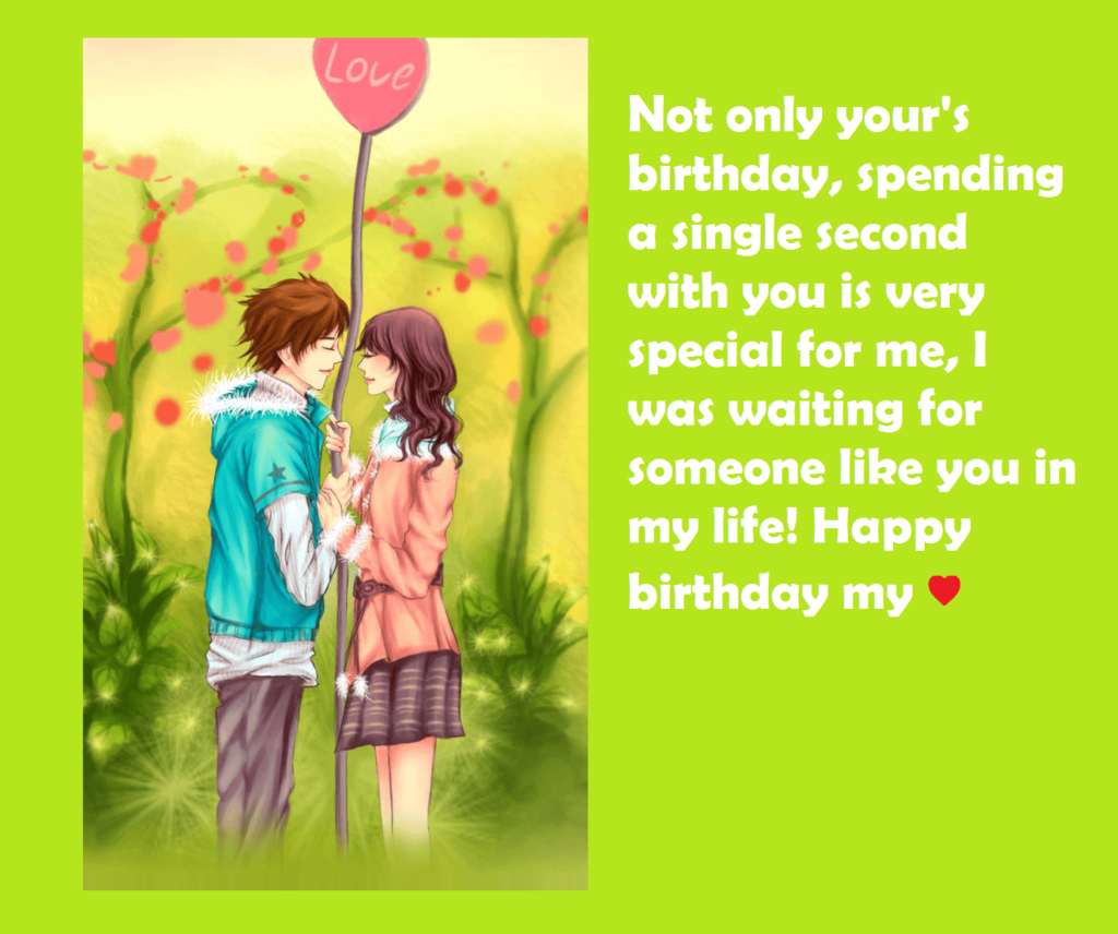 Beautiful Birthday Greeting Cards For Lover