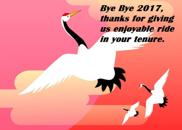 Goodbye 2017 Wishes Images Sayings