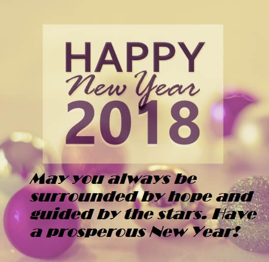 Happy New Year 2018 Wishes Sayings