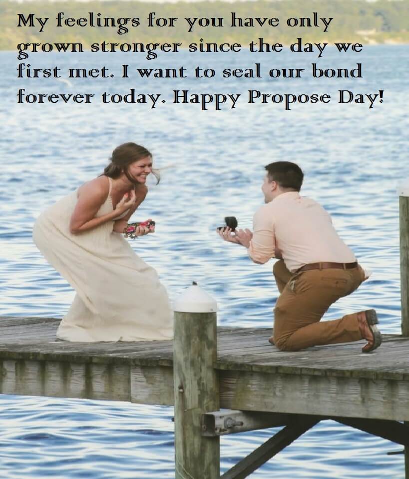 Happy Propose Day Message Sayings