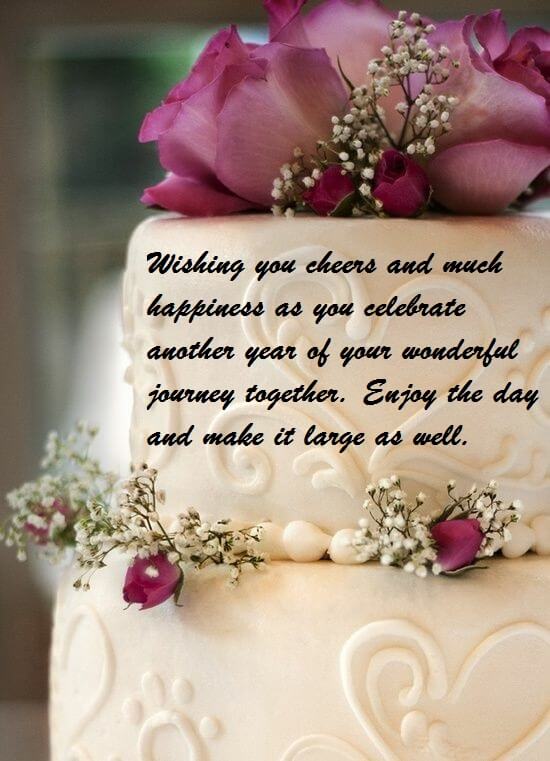 Marriage Anniversary Cake Pics Sayings
