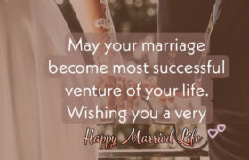 Happy Married Life Wishes Text