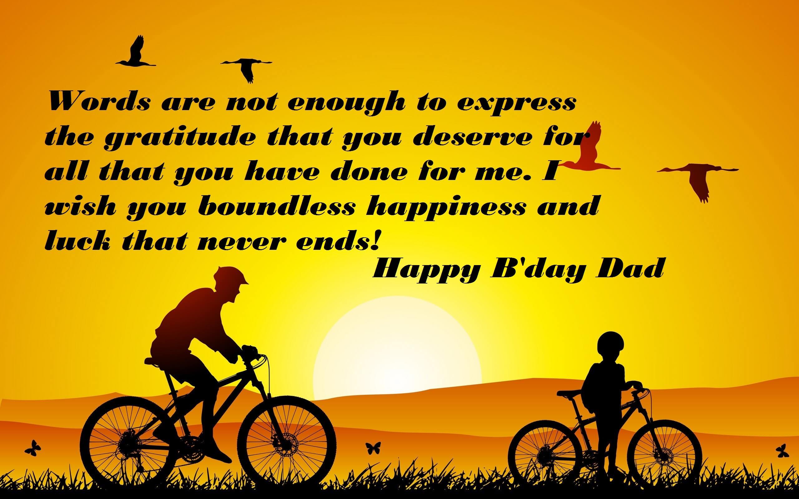 best wishes for dad on his birthday