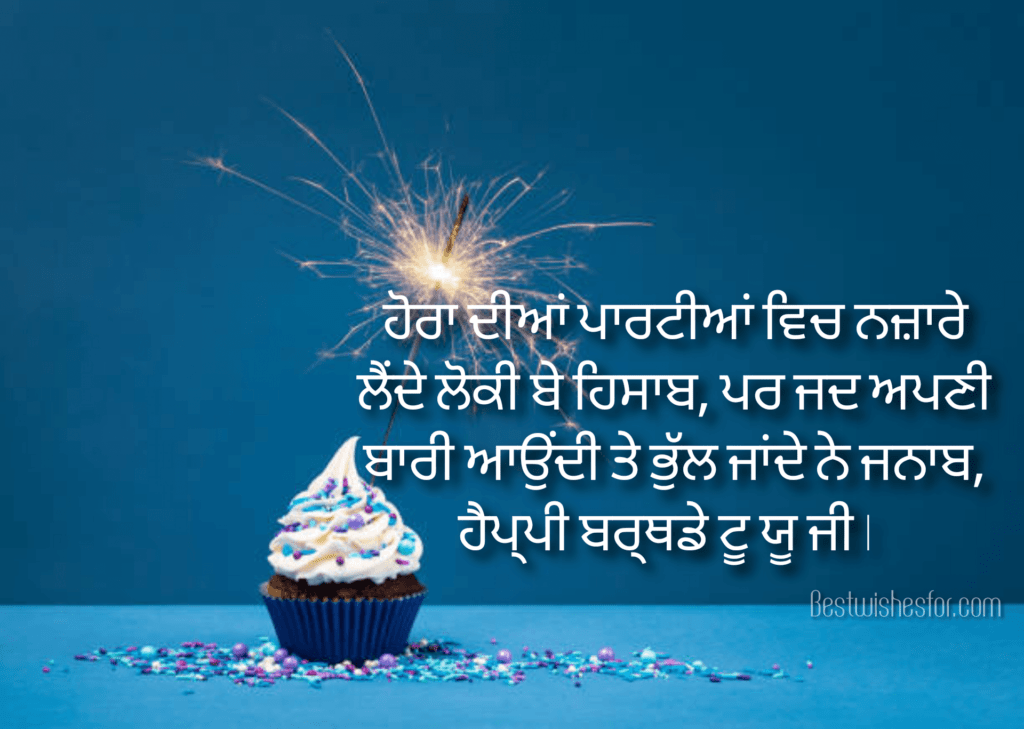 Funny Punjabi Birthday Wishes