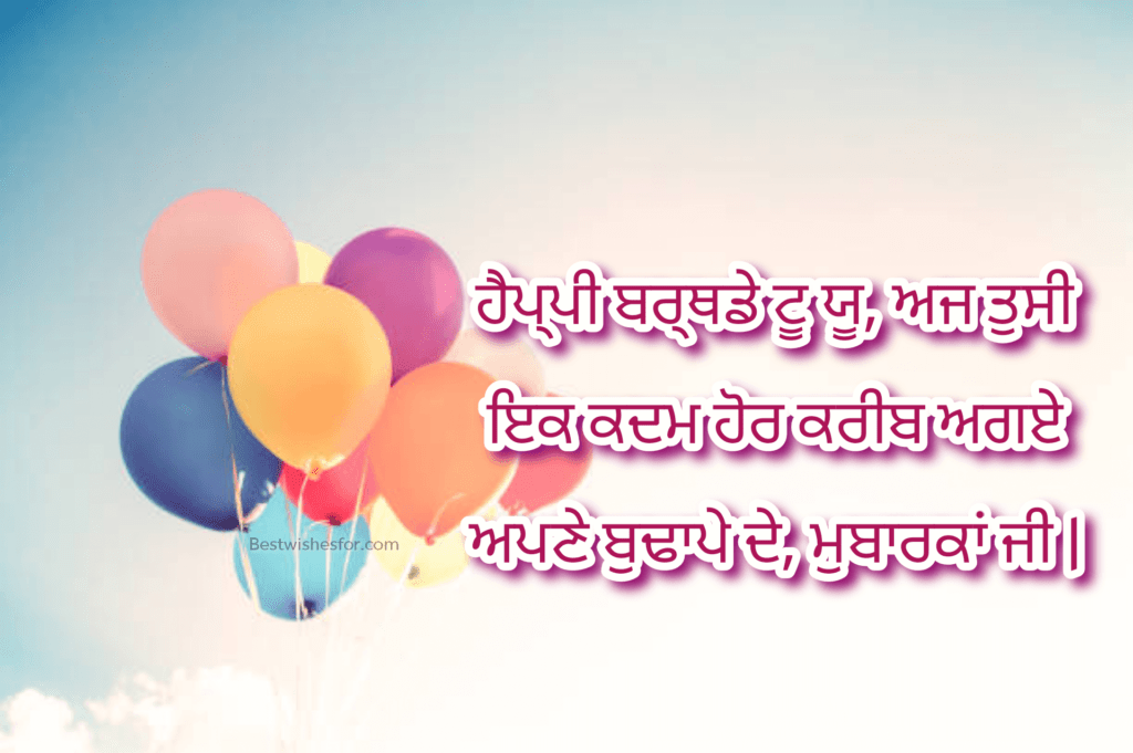 Punjabi Funny Birthday Wishes