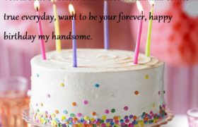 Cute Birthday Cake Wishes For Boyfriend