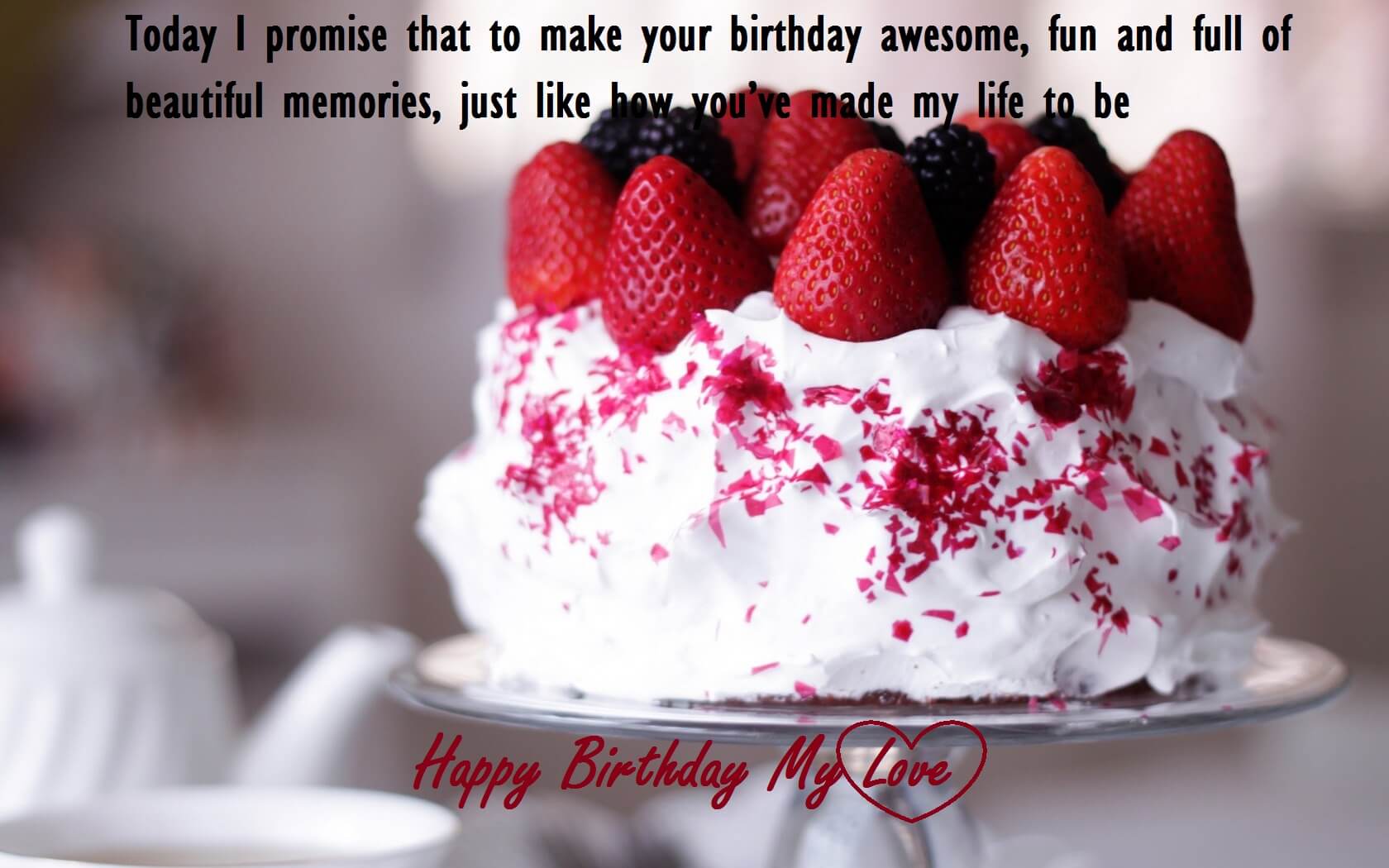 Sweet Birthday Cake Wishes For Love | Best Wishes