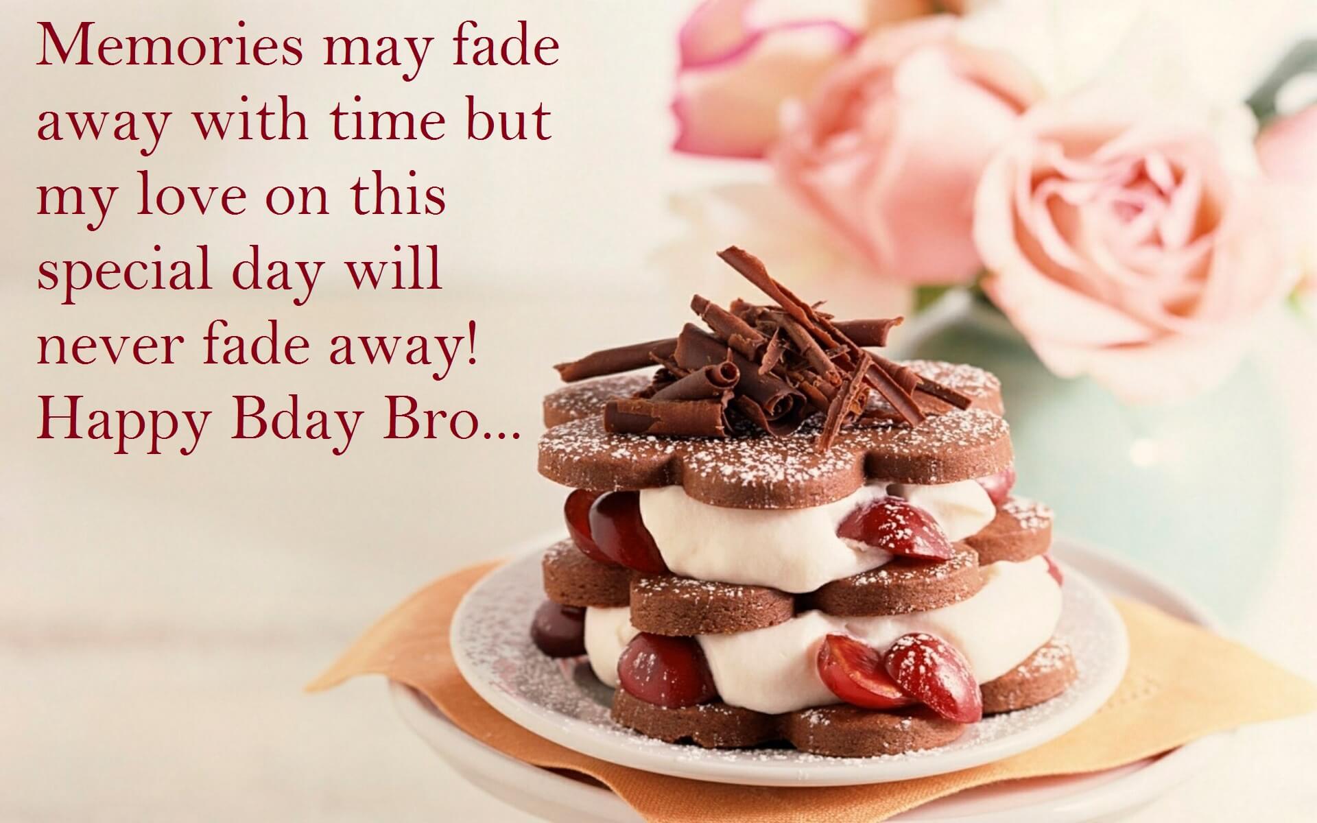 Beautiful Birthday Cake Wishes For Brother | Best Wishes