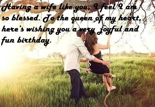Cute Lovely Birthday Wishes For Wife