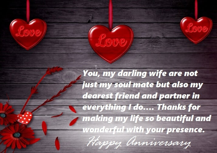 Happy Anniversary Wishes For Wife