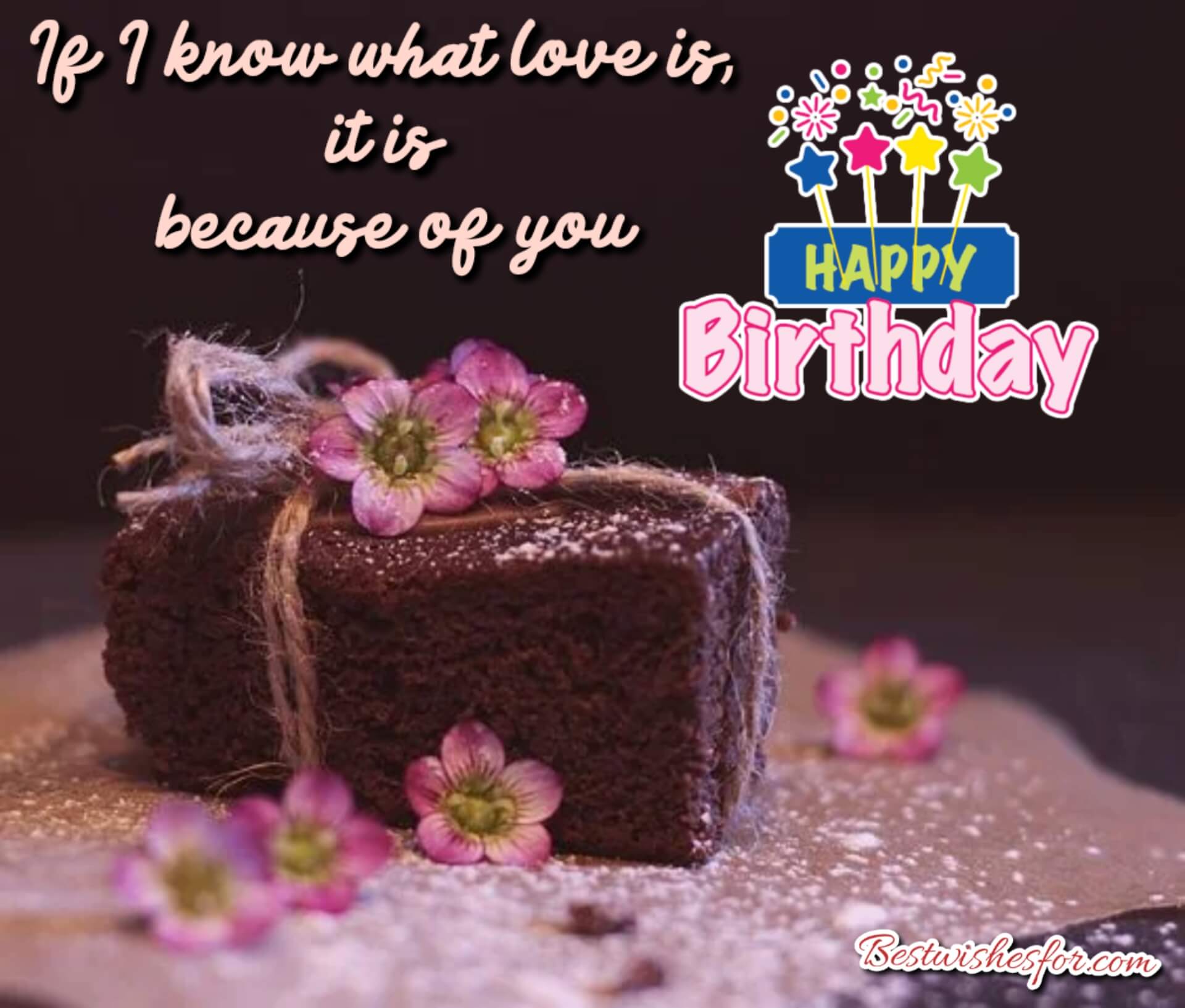 happy birthday images with cake and quotes