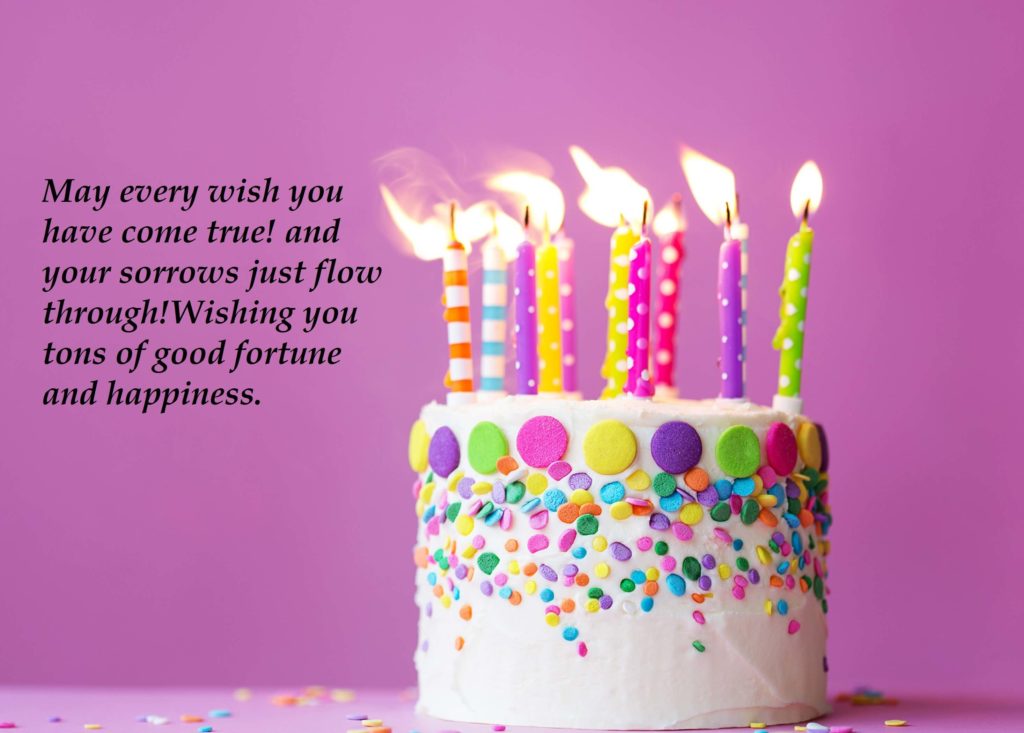 happy birthday cakes with quotes for friend