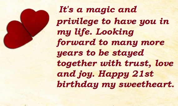 21st Birthday Quotes Wishes 
