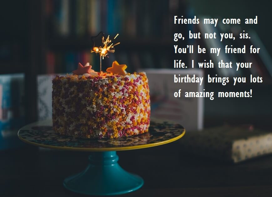 Birthday Cake Quotes Images For Sister