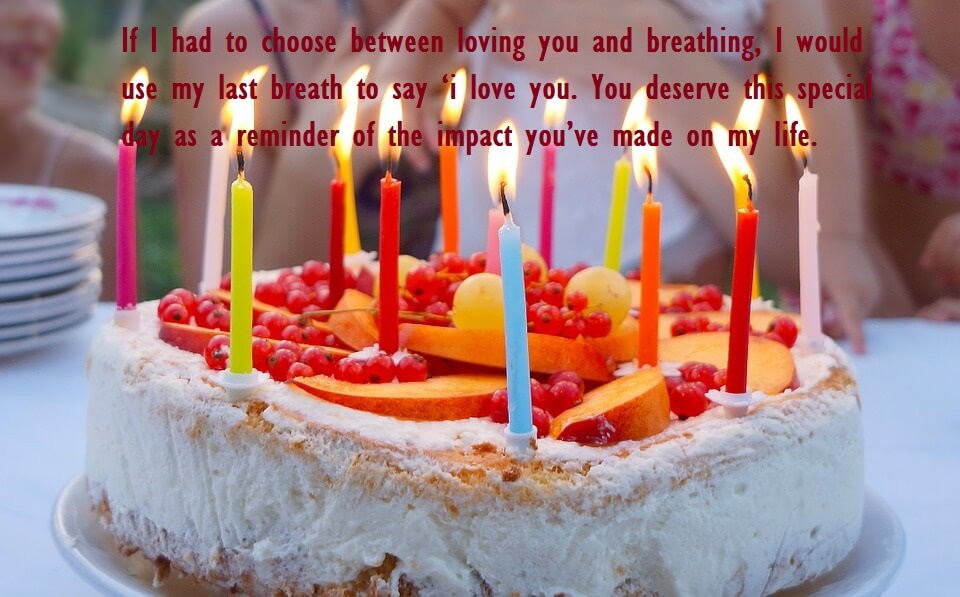 Birthday Cake Quotes Wishes For Lover