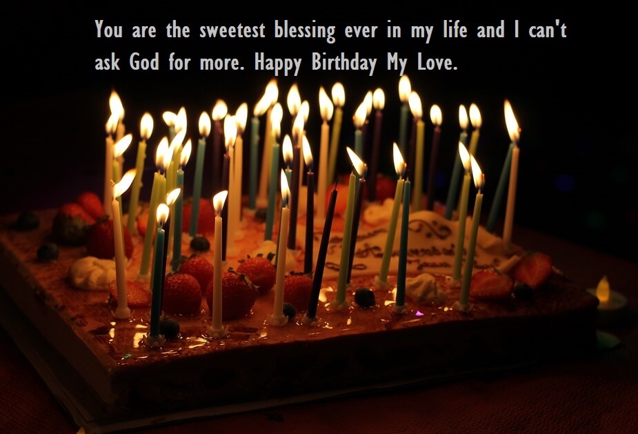 Birthday Cake Quotes Wishes For My Love