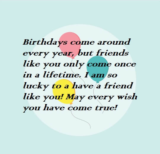 Birthday Cards Quotes Wishes For Best Friend