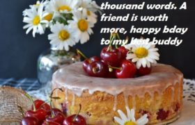 Birthday Wishes With Cake Quotes For Friend