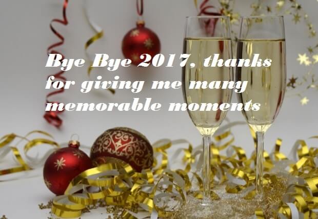 Bye Bye 2017 Wishes Quotes