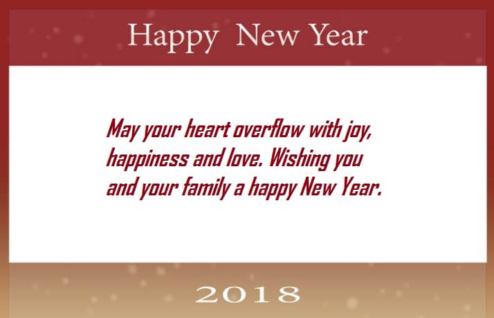 Happy New Year 2018 Wishes Messages