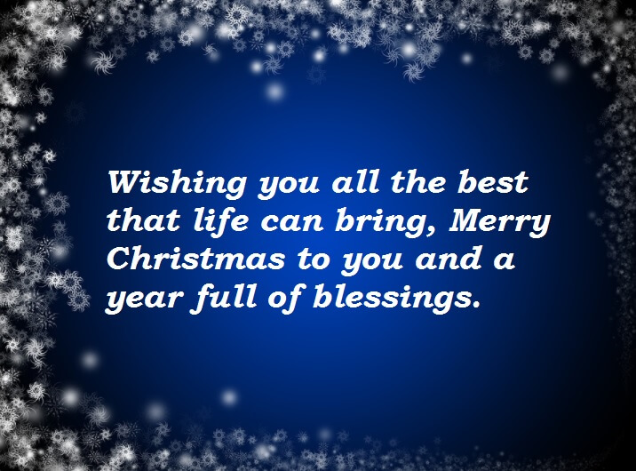 Merry Christmas Greeting Cards Quotes 