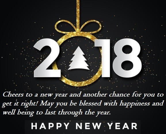 Happy New Year 2018 Greeting Cards Wishes Best Wishes
