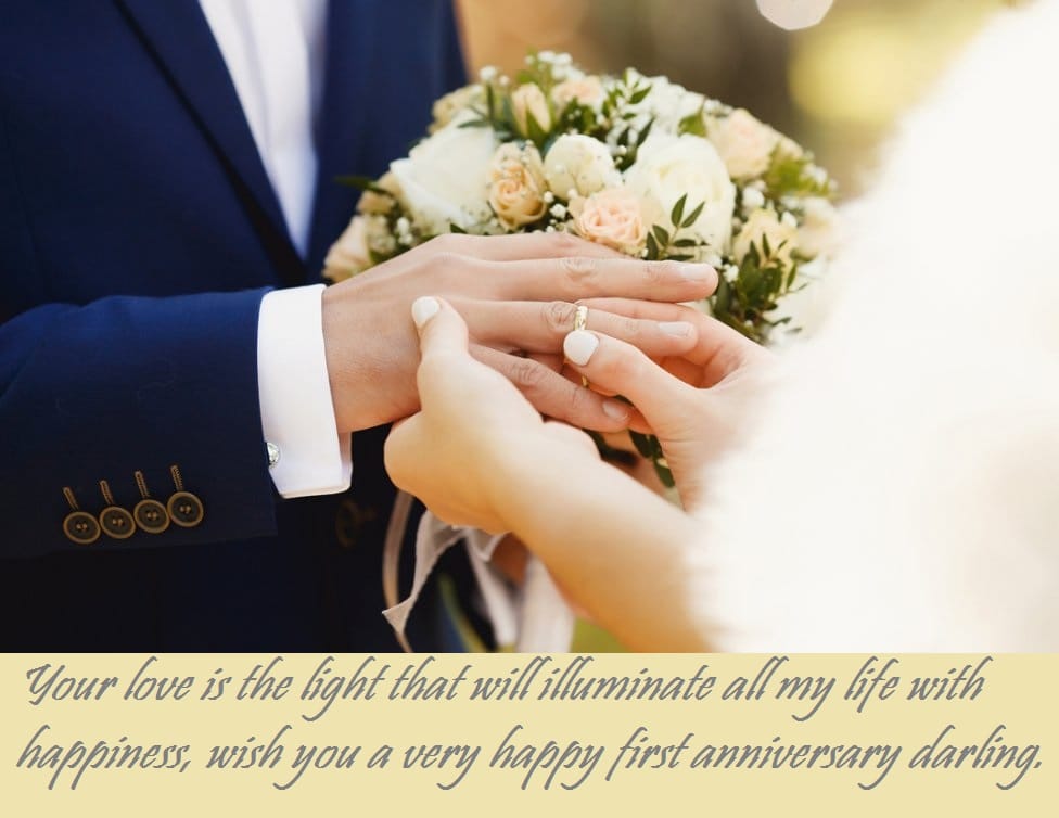 1st Wedding Anniversary Wife Quotes