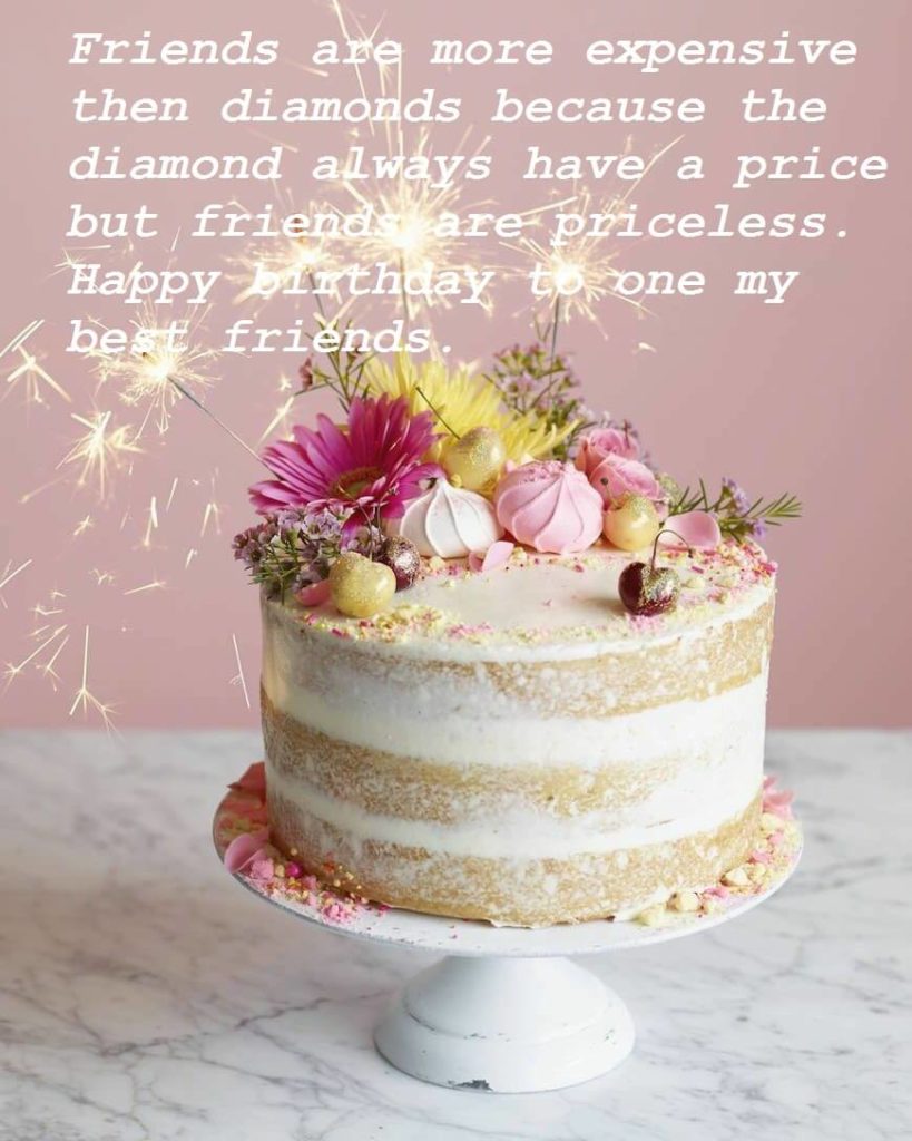 Cute Birthday Cake Wishes Images