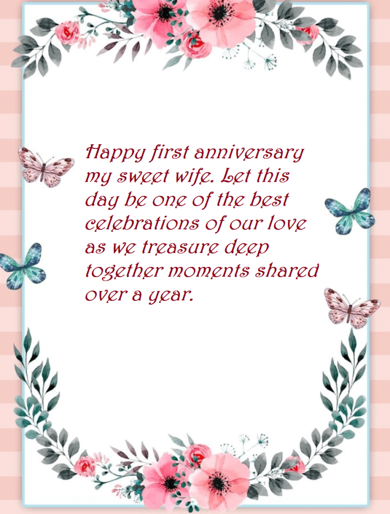 First Marriage Anniversary Wishes Messages | Best Wishes