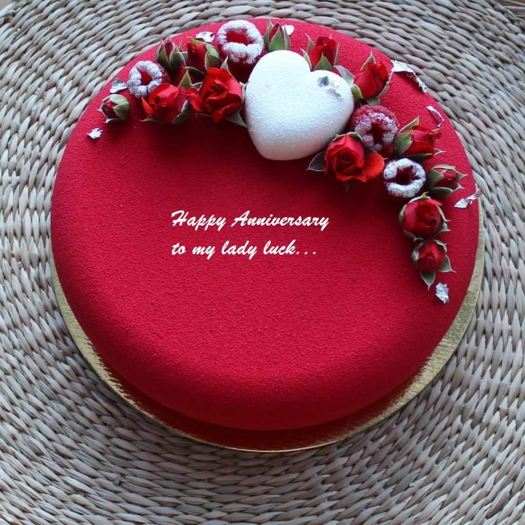 Happy Anniversary Cake Wishes Images For Wife