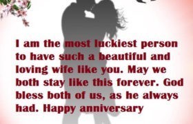 Happy Anniversary Wishes Message to Wife