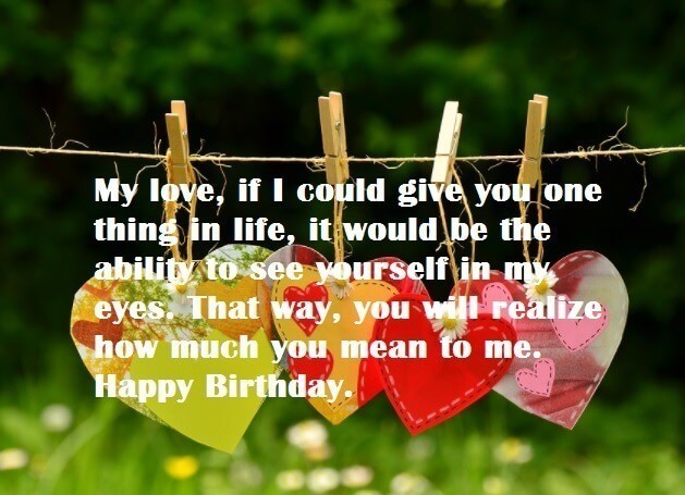 Happy Birthday Wishes Message to Love