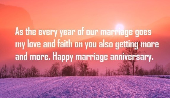 Marriage Anniversary Wishes Message For Wife