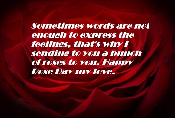 Rose Day Wishes Sayings Images