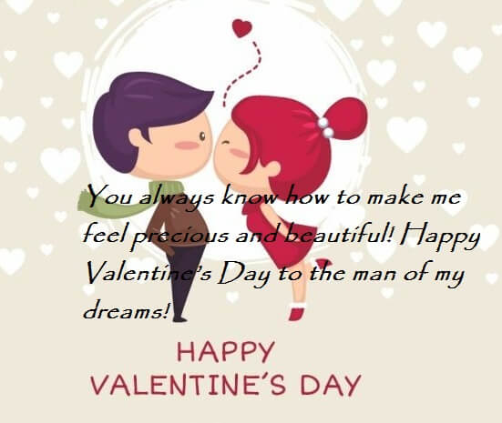Love messages boyfriend valentine for Romantic Valentine