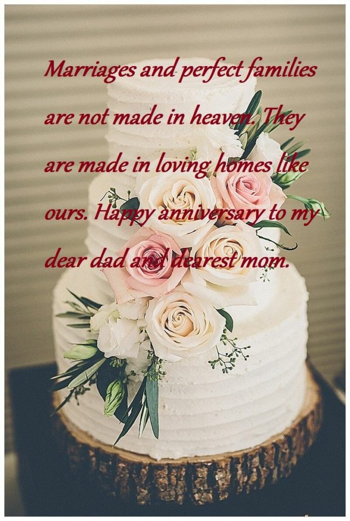 Wedding Anniversary Wishes For Mom Dad 