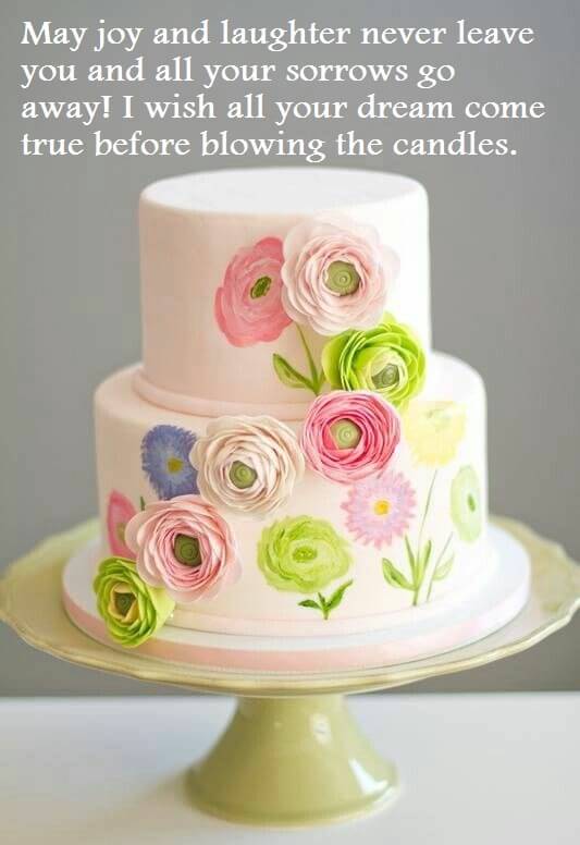 Birthday Beautiful Cake Wishes Images