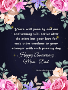 Mom-Dad Marriage Anniversary Wishes Images