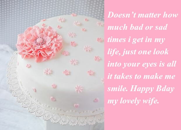 Birthday Wishes For Wife With Cake Images 