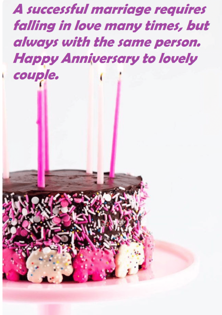 Happy Anniversary Cake Images Wishes