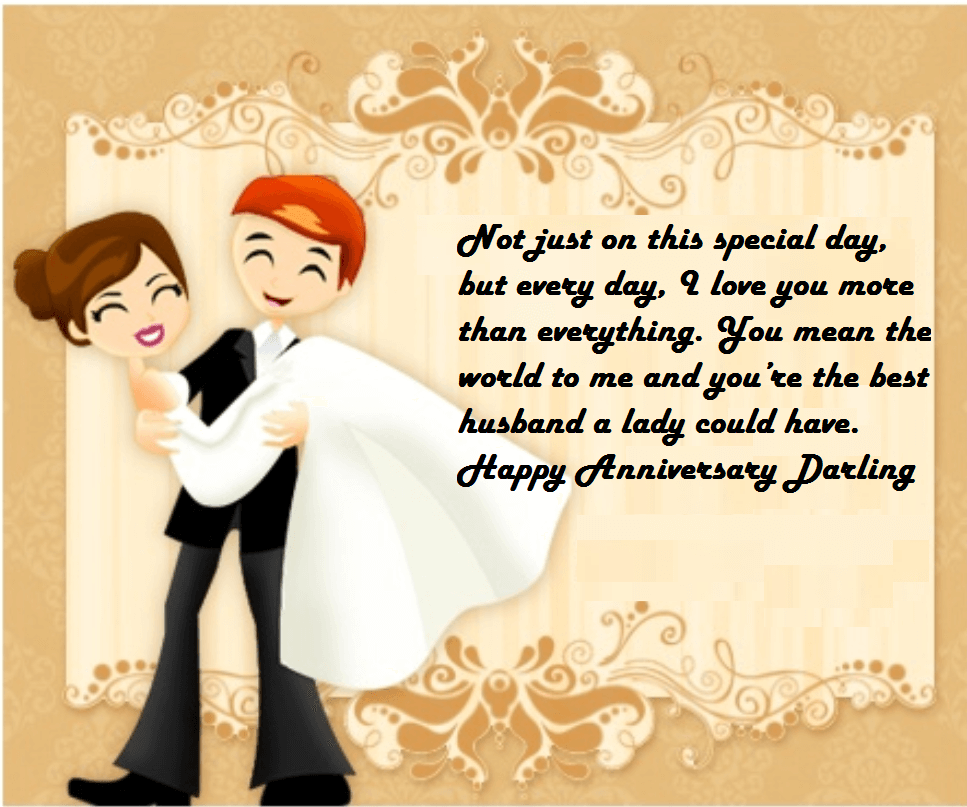 First Marriage Anniversary Wishes For Hubby