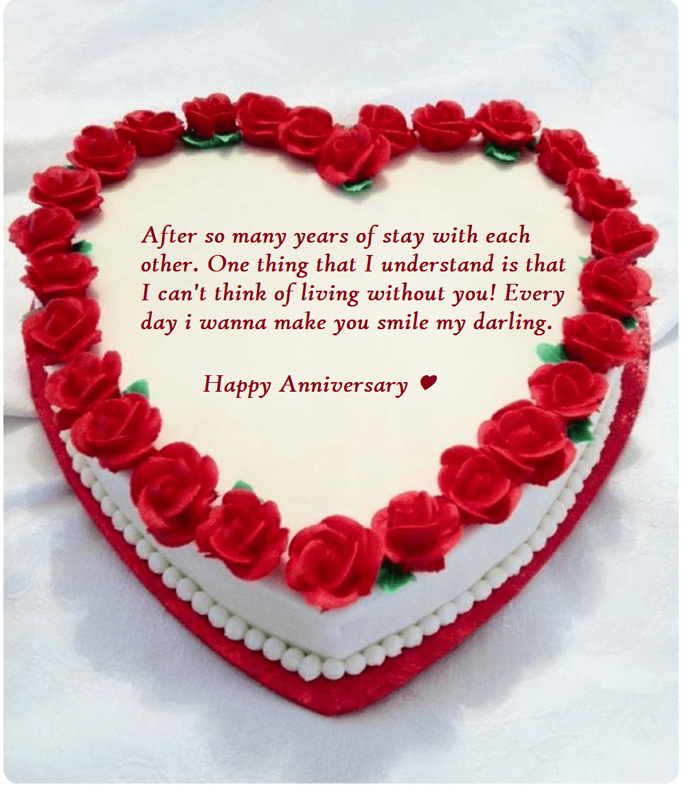 Cute Cake Anniversary Images Wishes Quotes For Wife | Best Wishes