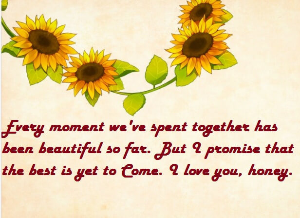 Romantic Sunflower Quotes About Love