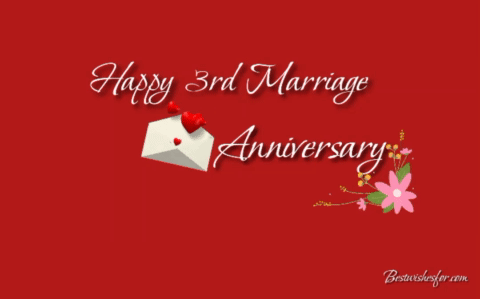 3rd Marriage Anniversary Gif Images Wishes
