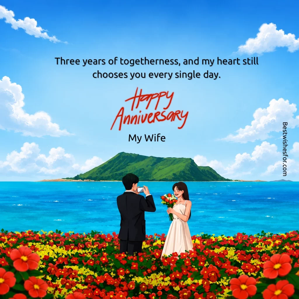 3rd Wedding Anniversary for My Wife