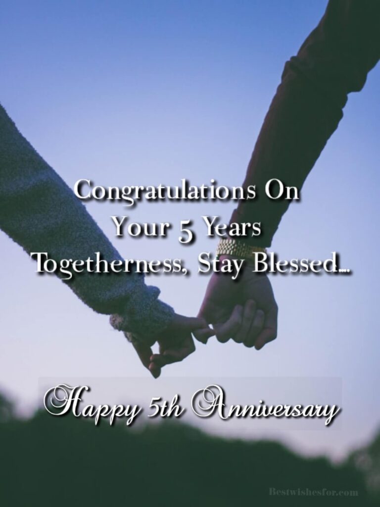 5th Marriage Anniversary Quotes Wishes Images | Best Wishes