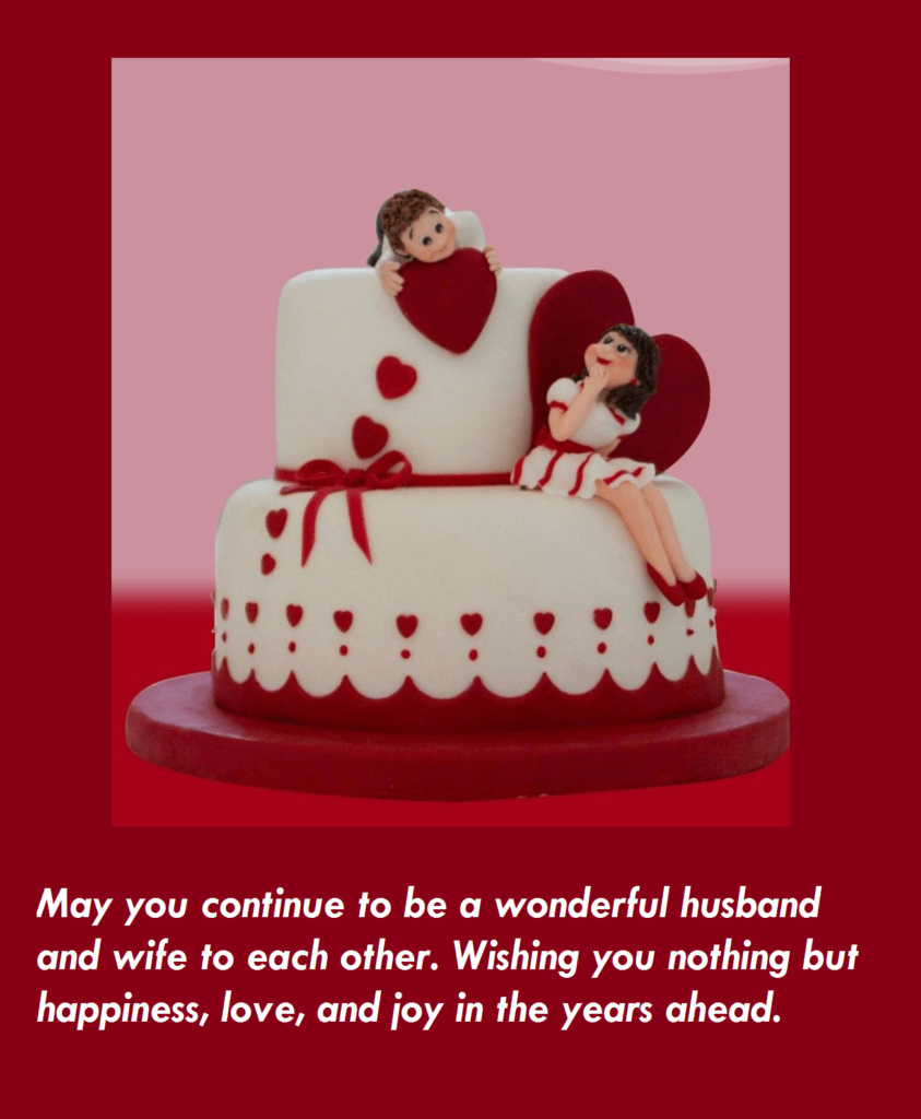 Anniversary Cute Cake Wishes Images Wishes
