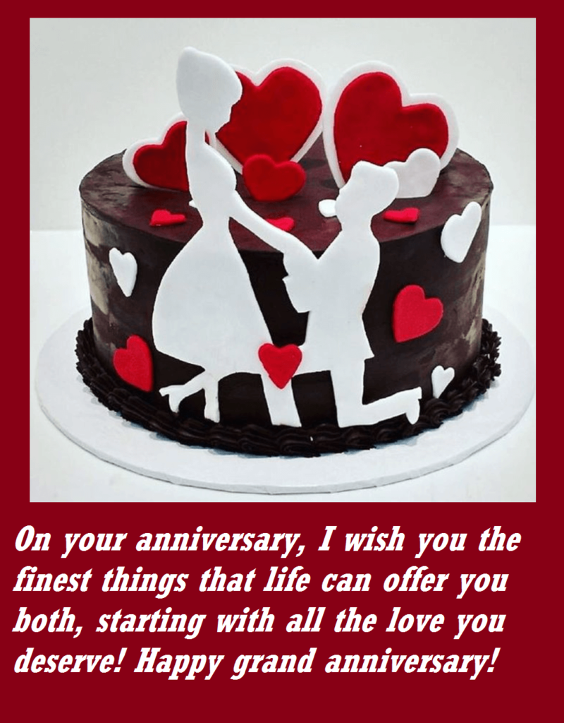 Marriage Anniversary Cake Love Wishes Images | Best Wishes
