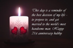 Happy 21st Wedding Anniversary Wishes For Husband