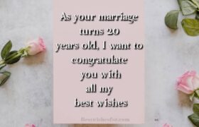 20 Years Marriage Anniversary Wishes